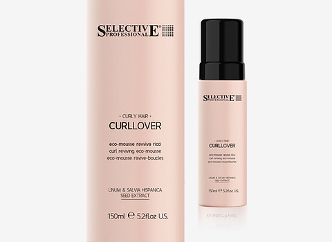 Еко-мус за къдрава коса pH 5.5-7.5 Selective Professional Curllover Eco-Mousse 150мл