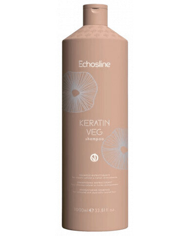 Реконструиращ шампоан с кератин Echosline Keratin Veg Shampoo 1000мл