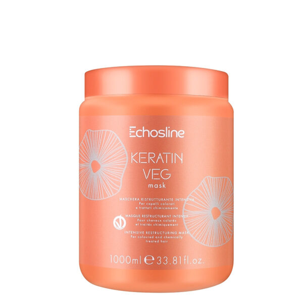 Реконструираща маска с кератин Echosline Keratin Veg Mask 1000мл