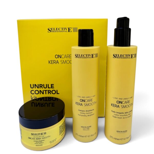 Дисциплиниращ комплект Selective Professional OnCare Kera Smooth Unrule Control с шампоан, маска и Smoothing Fluid
